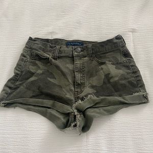 Aeropostale Camo Jean Shorts
